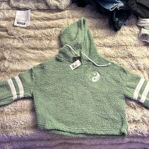 Mint Green Crop Sweater